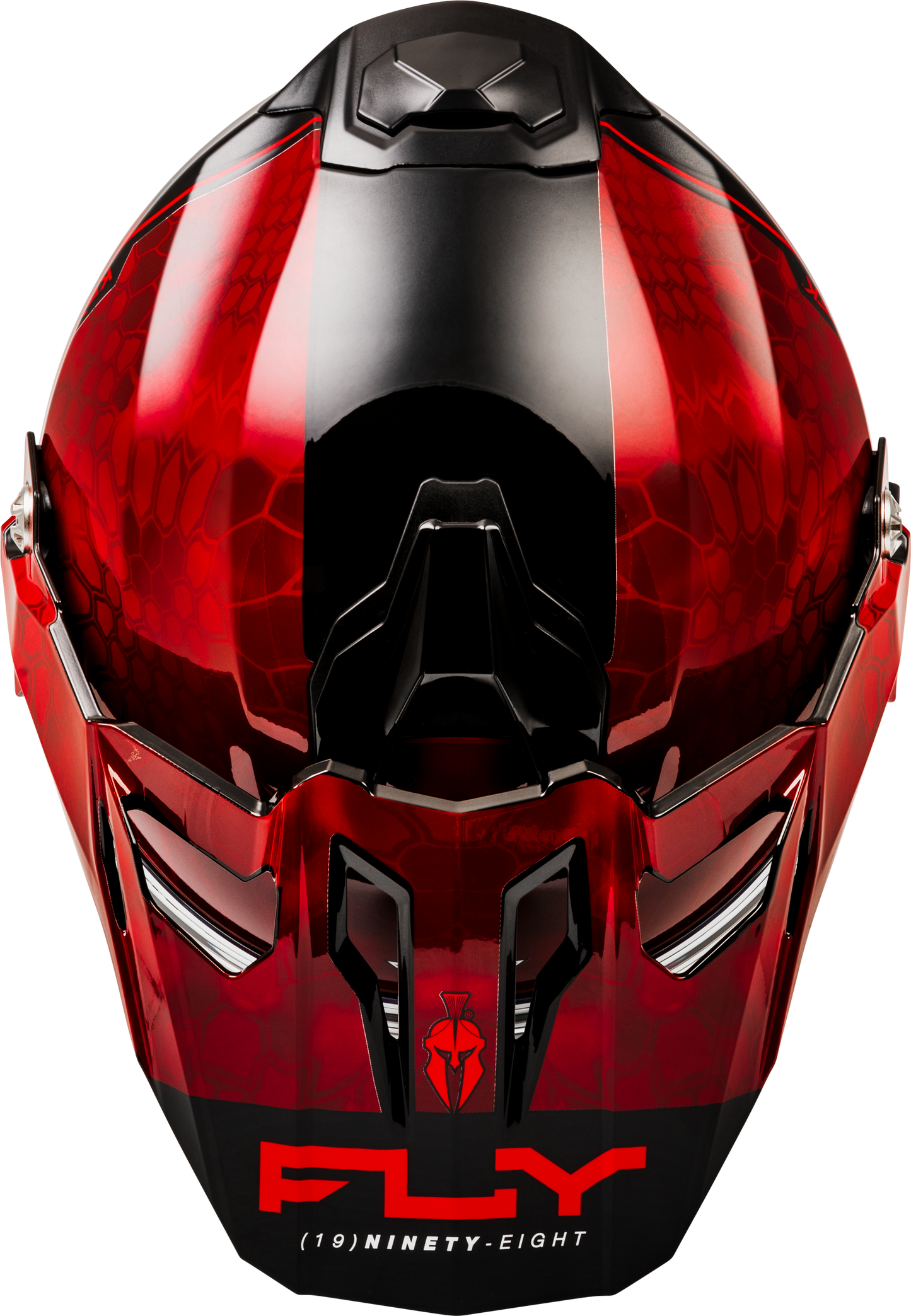 Fly Racing Trekker Kryptek Conceal Helmet in Red/Black Large