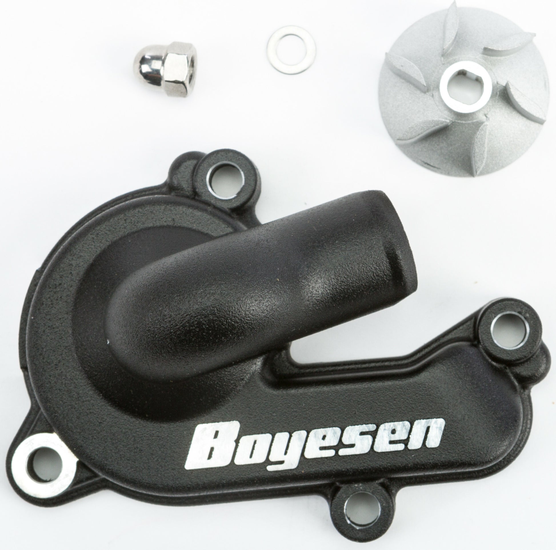 Boyesen WPK-42B Pump Cover & Impeller Kit - Black for Enhanced Hydrodynamic Efficiency