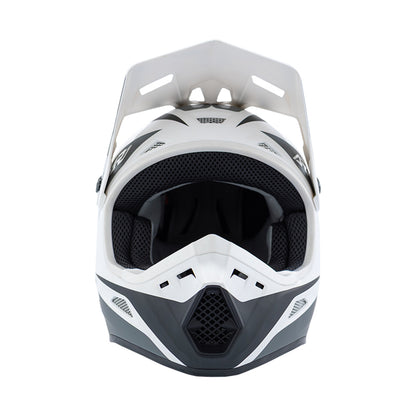 Answer 26 AR1 Mototown Helmet Glossy White/Grey/Black - XS