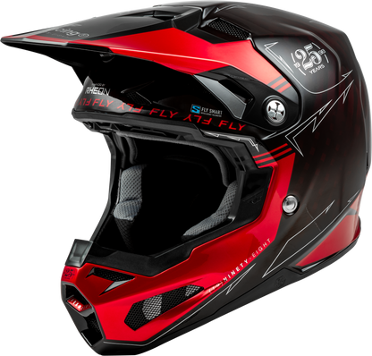 YOUTH FORMULA S CARBON LEGACY HELMET RED CARBON/BLACK YL