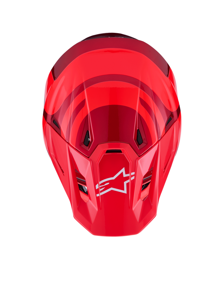 ALPINESTARS SM7 CORE HELMET RED GLOSSY OR ORANGE/BLUE