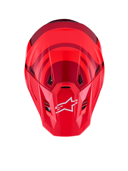 ALPINESTARS SM7 CORE HELMET RED GLOSSY OR ORANGE/BLUE
