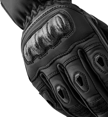 RST Women's S1 Black Leather Gloves - Size Small