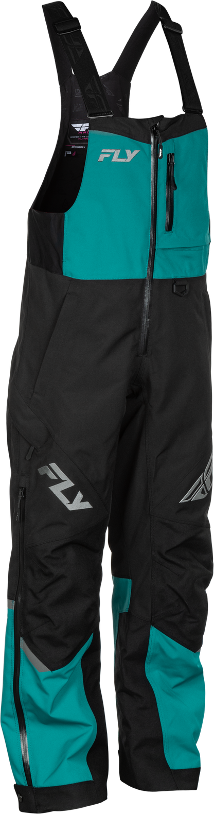 Fly Racing Women's Carbon Bibs Deep Lake and Black - Part 470-52152X