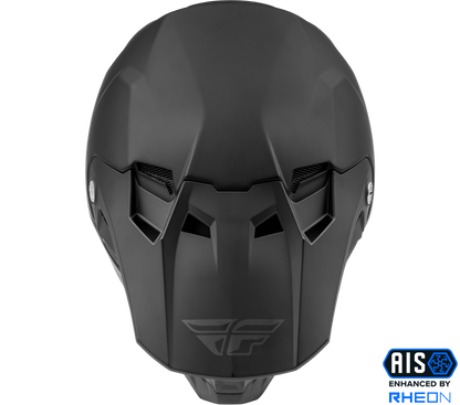 FLY RACING YOUTH FORMULA CC SOLID HELMET MATTE BLACK YL'YL