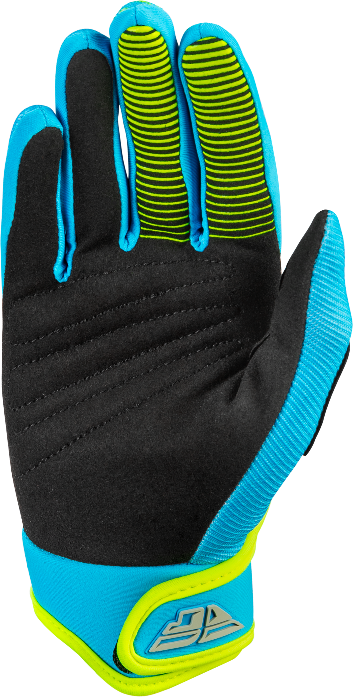 FLY RACING YOUTH F-16 GLOVES BLUE/HI-VIS Y3XS'XS