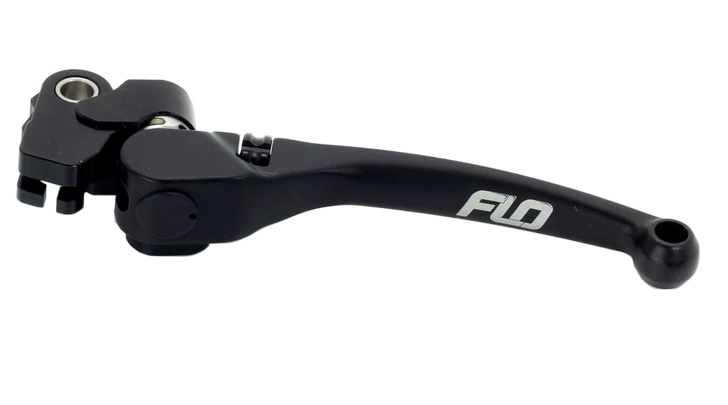 FLO Motorsports Pro 160 Brake and Clutch Lever for Dirt Bikes - Black (Part Number CL-729BLK)