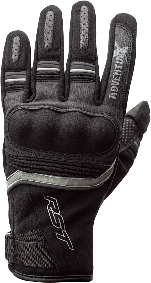 RST Adventure X CE Glove Black Medium (Part No. 102392BLK-09)