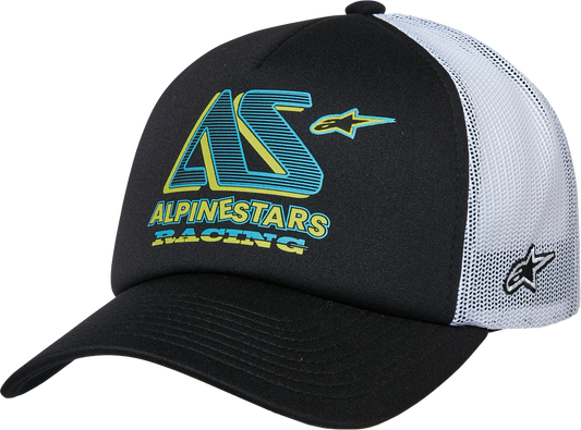 ALPINESTARS AYESS TRUCKER HAT BLACK/WHITE