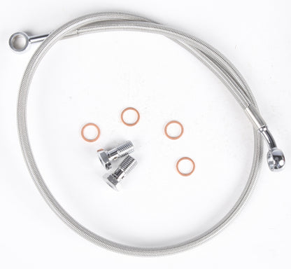 Streamline Universal Rear Brake Line - 30 Inch with Banjo Fittings