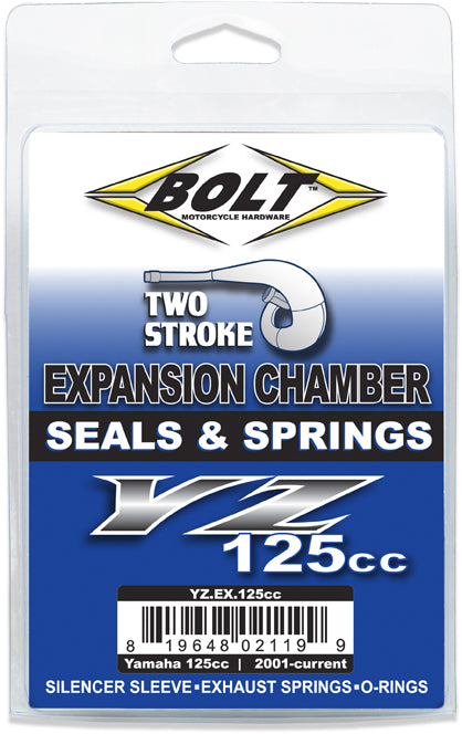 BOLT YZ.EX.125CC 2 Stroke O Ring, Spring, and Coupler Kit for Yamaha YZ125 (2001-2010)