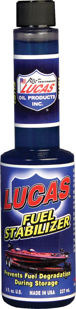 LUCAS Fuel Stabilizer 8 oz - Protects Gasoline During Storage