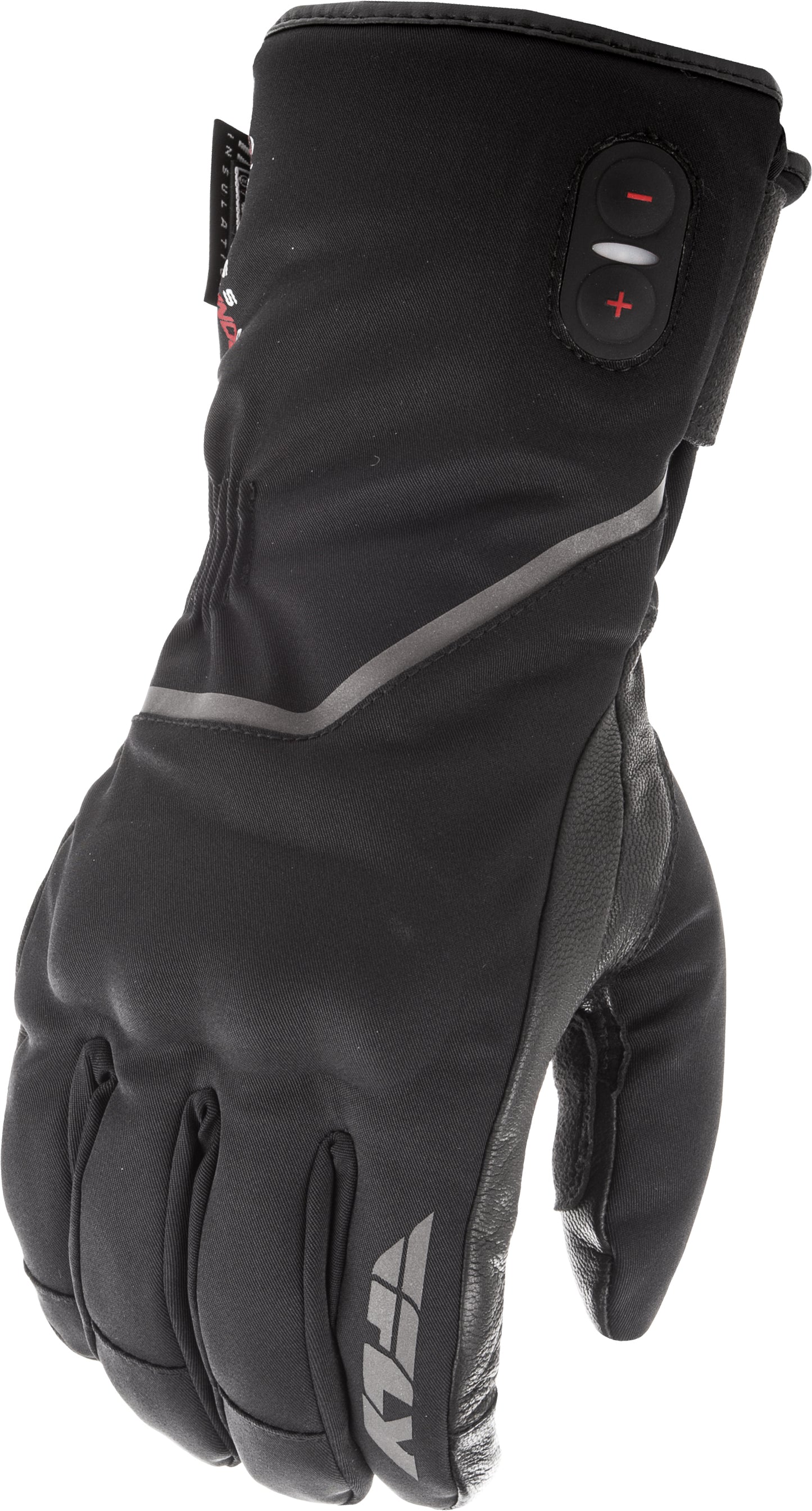 Fly Racing Ignitor Pro Heated Gloves Black Large – Waterproof, Insulated, Touch Screen Compatible