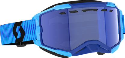SCOTT Fury Snowcross Goggle Blue/Black Enhcr Blue Chrm - Part 278605-1034347