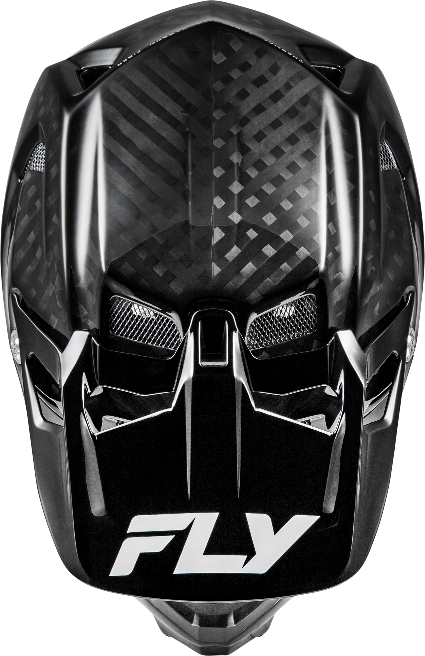 Fly Racing Werx R Carbon Helmet Black Carbon XS – Lightweight Impact-Resistant Motorcycle Helmet
