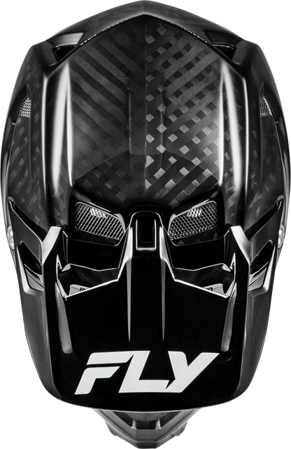 Fly Racing Werx R Carbon Helmet Black Carbon XS – Lightweight Impact-Resistant Motorcycle Helmet