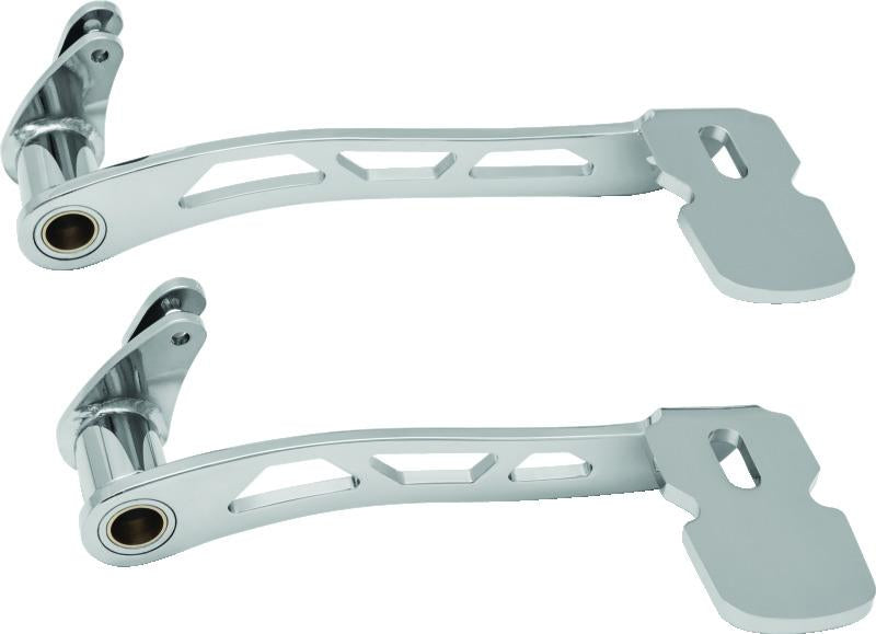 Kuryakyn Girder Extended Brake Pedal for Harley Davidson 2014-2015 Models - Chrome (Part #kur9642)