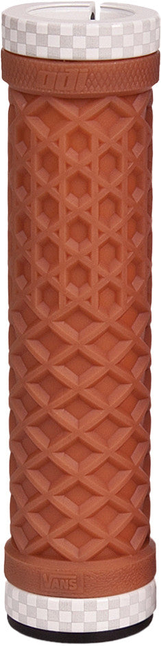ODI Vans Lock On Grips 130mm No Flange Gum Rubber - Enhanced Control and Durability