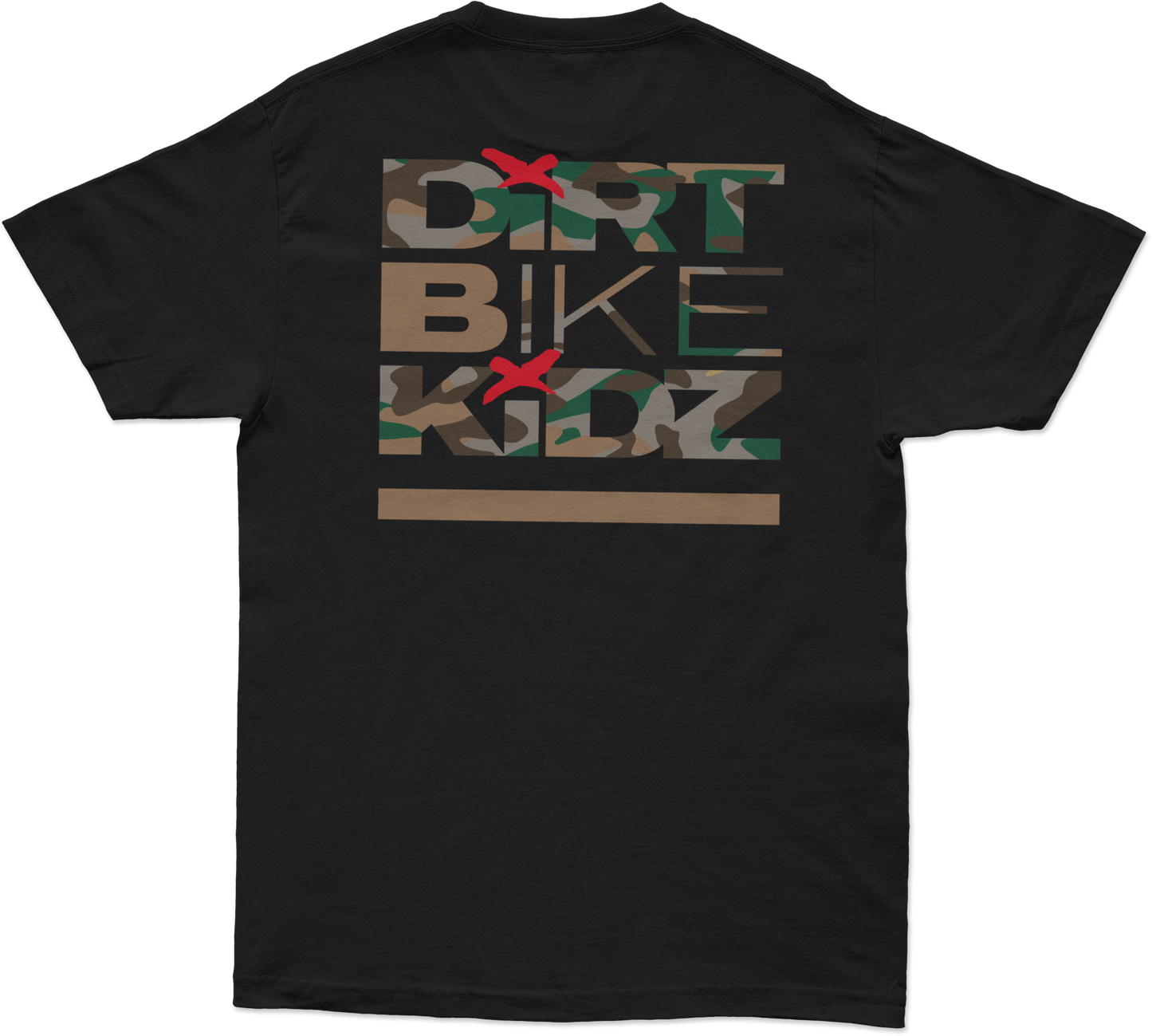 DBK Camo Shovels Tee Black 2X - 100% Cotton, 6oz