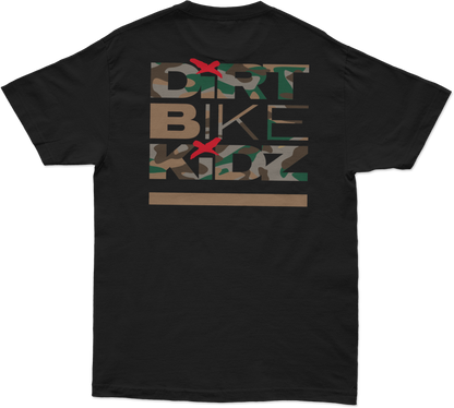 DBK Camo Shovels Tee Black 2X - 100% Cotton, 6oz
