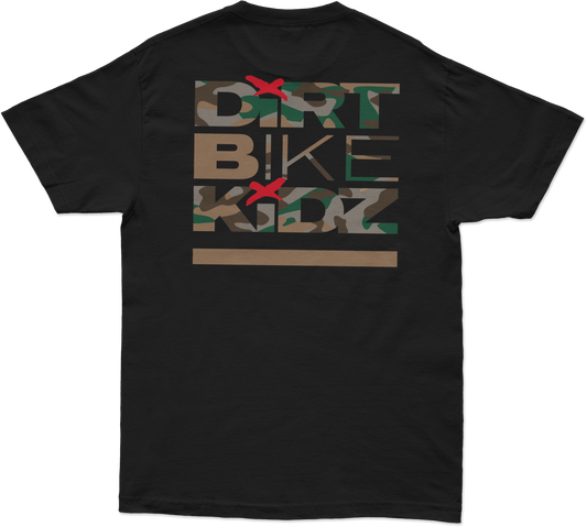 DBK Camo Shovels Tee Black 2X - 100% Cotton, 6oz