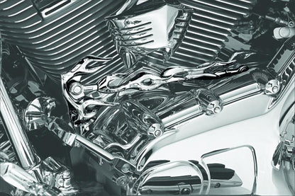Kuryakyn Flame Shift Linkage Chrome Part number KUR1072 for Powersports Vehicles