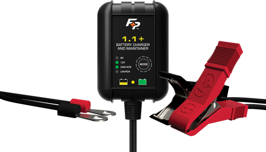 FIRE POWER Wall Mount Battery Charger 6V/12V 1.1A with Fully Automatic Operation