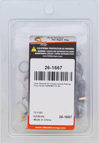 All Balls Carburetor Rebuild Kit 1991-94 Honda CBR600F F2