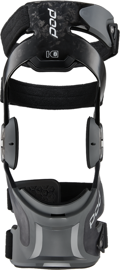 POD K8 3.0 Knee Brace Carbon Left - Advanced Carbon/Graphite Support with Adaptive Fit