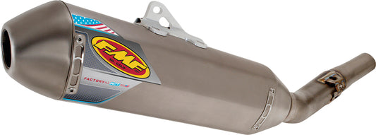 FMF Aluminum Factory 4.1 RCT Slip-On Exhaust with Stainless Endcap for KTM 350 and 500 EXC-F (Part #045472)