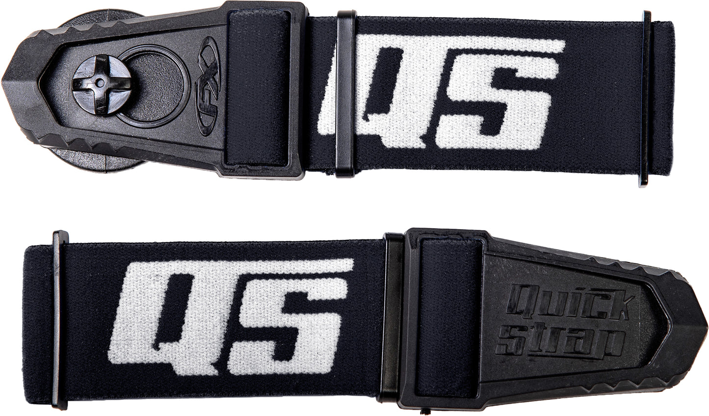 QUICK STRAP QS-45 Quick Strap Black for Goggles - Easy One-Hand Installation