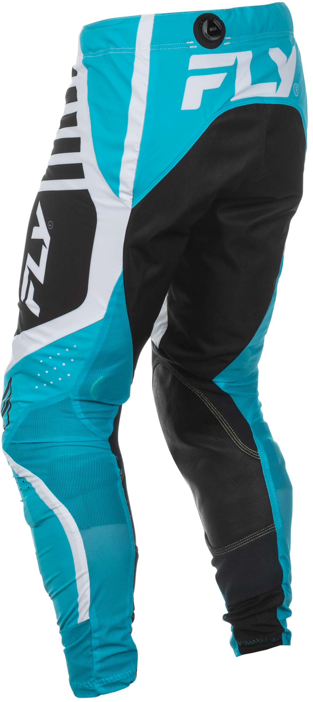 Fly Racing Lite Pants Blue/White/Black Size 30 - Lightweight Motorcycle Riding Pants with Mesh Panels and Adjustable Fit