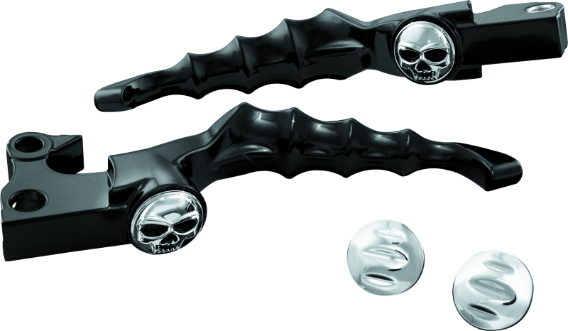 Kuryakyn Zombie Levers for Harley-Davidson Touring Models - Gloss Black, Part #kur1091
