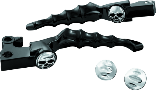 Kuryakyn Zombie Levers for Harley-Davidson Touring Models - Gloss Black, Part #kur1091