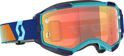SCOTT Fury Goggle Royal Blue/Orange Chrome Works – High-Performance Motocross Eye Protection