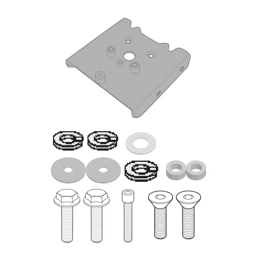 GIVI Mounting Kit PLO6421MK for Triumph Tiger Sport 660 - Durable Adventure Touring Hardware