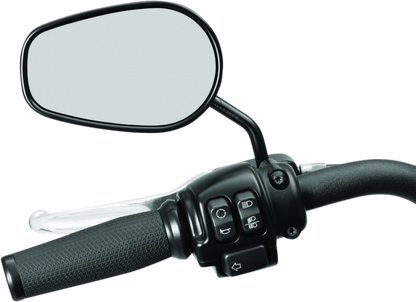 Kuryakyn Mirror Stem 3 inch Outward Extenders for Powersports Vehicles, Black (Part #kur1216)