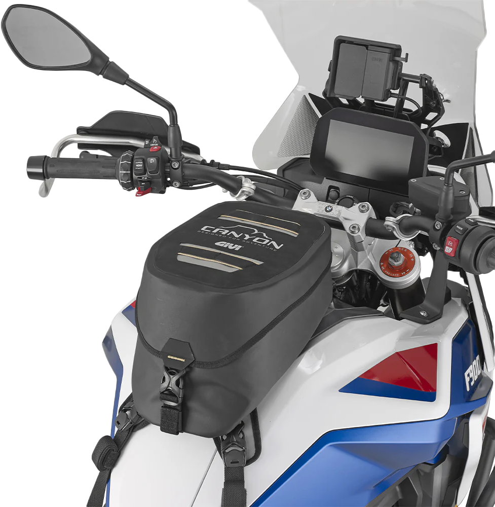 GIVI Canyon Advanced 10L Tank Bag for Motorcycle - Waterproof, Lightweight, Easy Mounting