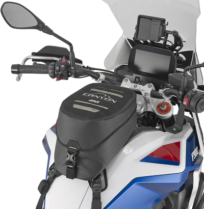 GIVI Canyon Advanced 10L Tank Bag for Motorcycle - Waterproof, Lightweight, Easy Mounting