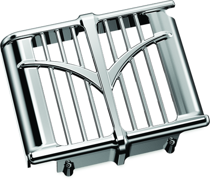 Kuryakyn Oil Cooler Cover for 2014-2023 Indian Models Chrome – Easy Bolt-On Upgrade