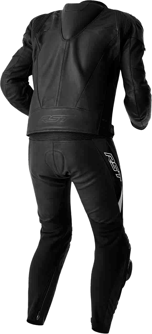 RST TracTech Evo D3O Leather Motorcycle Jacket Black - Part 103635BLK-56