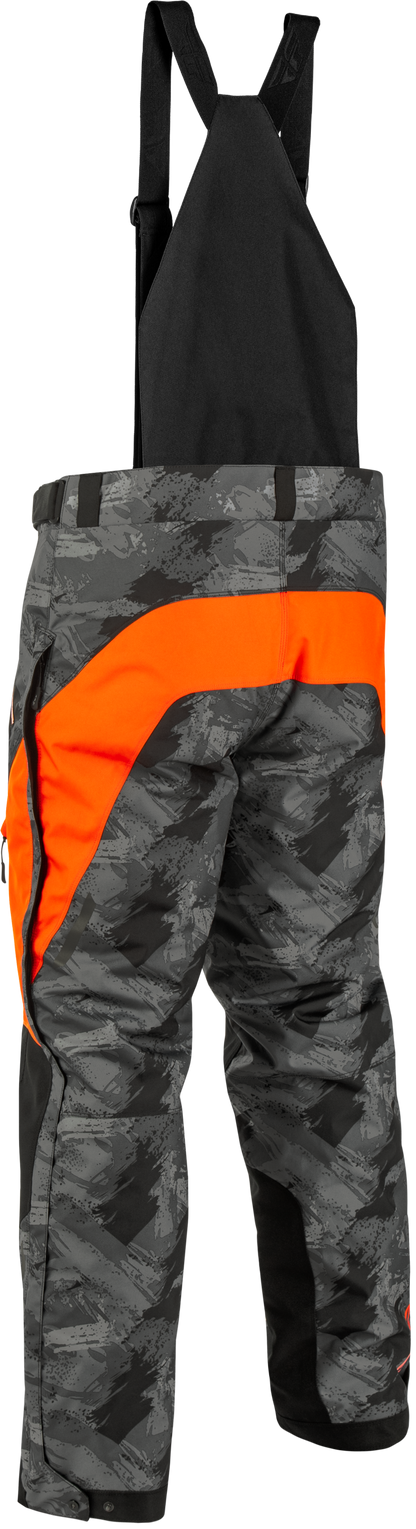Fly Racing Snx Pro Pant Orange/Black Medium – Waterproof Snow Pants with Breathable Technology