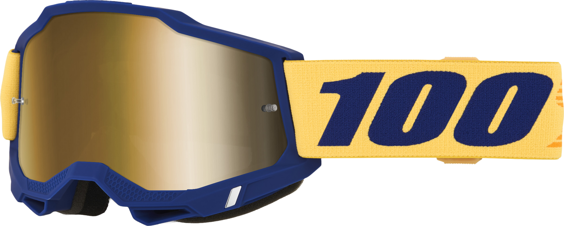 100-Percent Accuri 2 Goggle Desoto True Gold Mirror Lens - Enhanced Visibility and Style