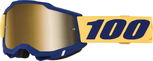 100-Percent Accuri 2 Goggle Desoto True Gold Mirror Lens - Enhanced Visibility and Style