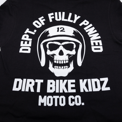 DBK Fully Pinned Tee Black 2X - 100% Cotton 6 oz Standard T-Shirt