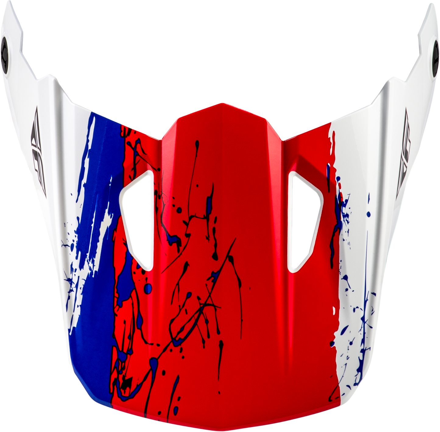 Fly Racing Yth Kinetic Drip Helmet Visor Red, Black & White - Part 73-8681VY