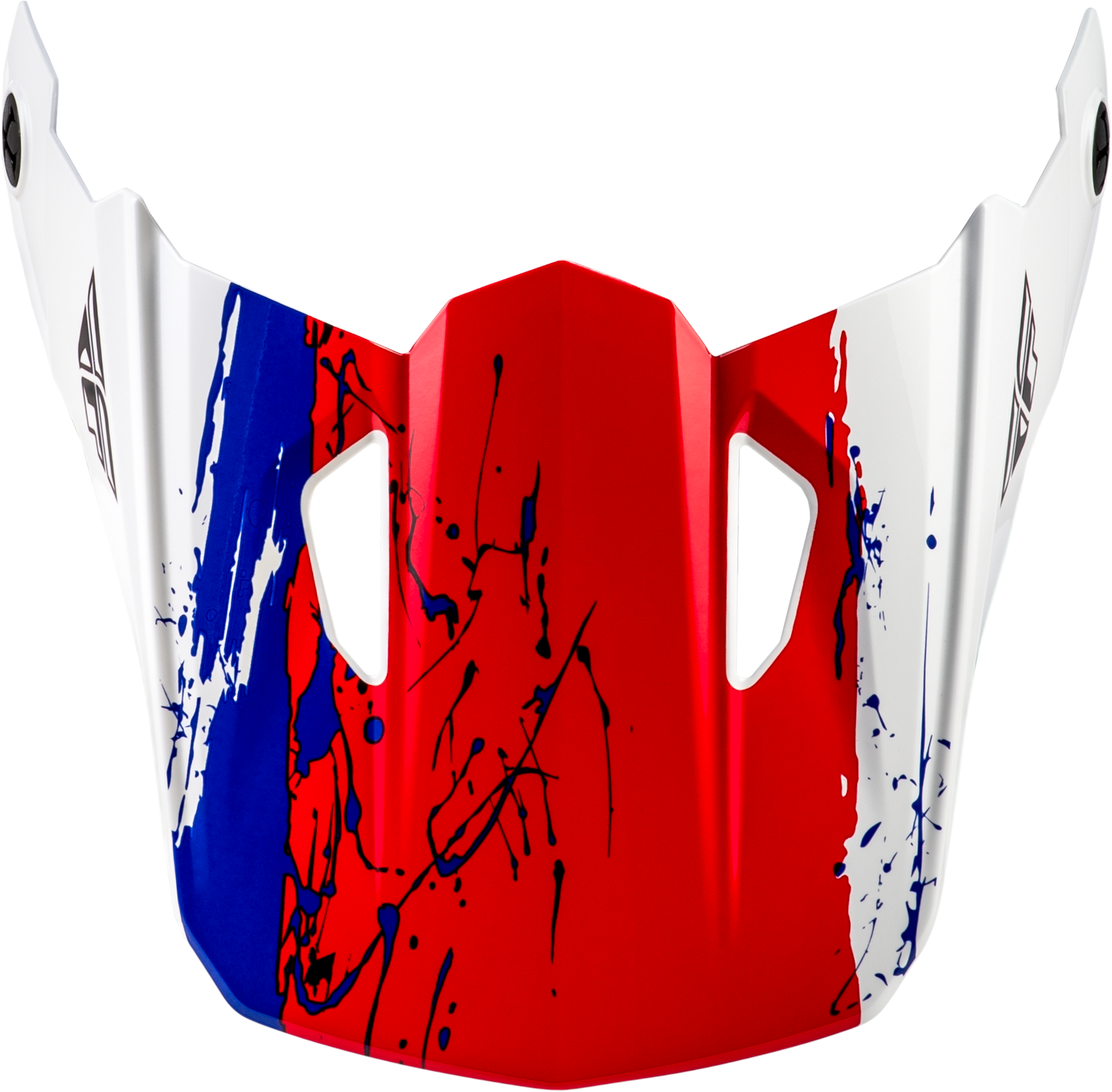 Fly Racing Yth Kinetic Drip Helmet Visor Red, Black & White - Part 73-8681VY