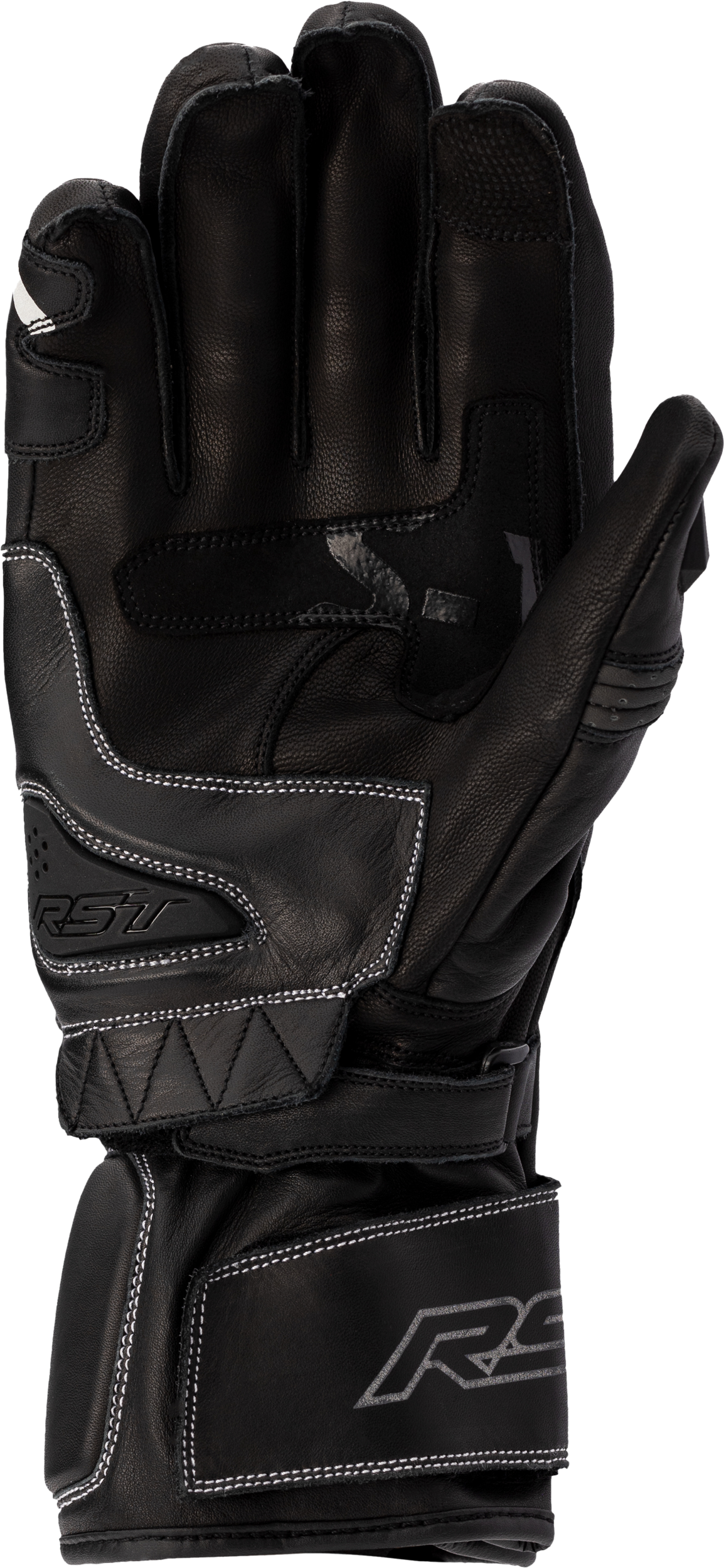 RST Ladies S1 CE Motorcycle Glove Black and White Medium