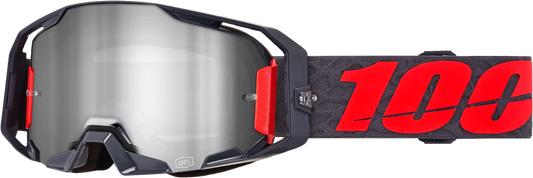 100-Percent Armatic Goggle Turo Mirror Silver Lens – High-Performance Motorcycle Eye Protection
