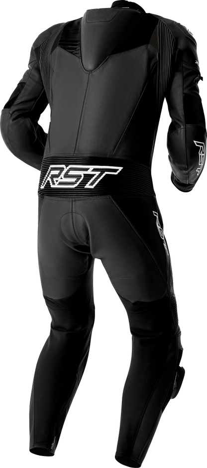 RST Tractech Evo D3o Leather Motorcycle Suit Black and White, Small – Part Number 103634WHI-40